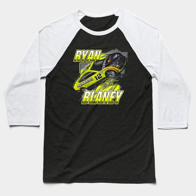 Ryan Blaney Blister Baseball T-Shirt by art.Hamdan